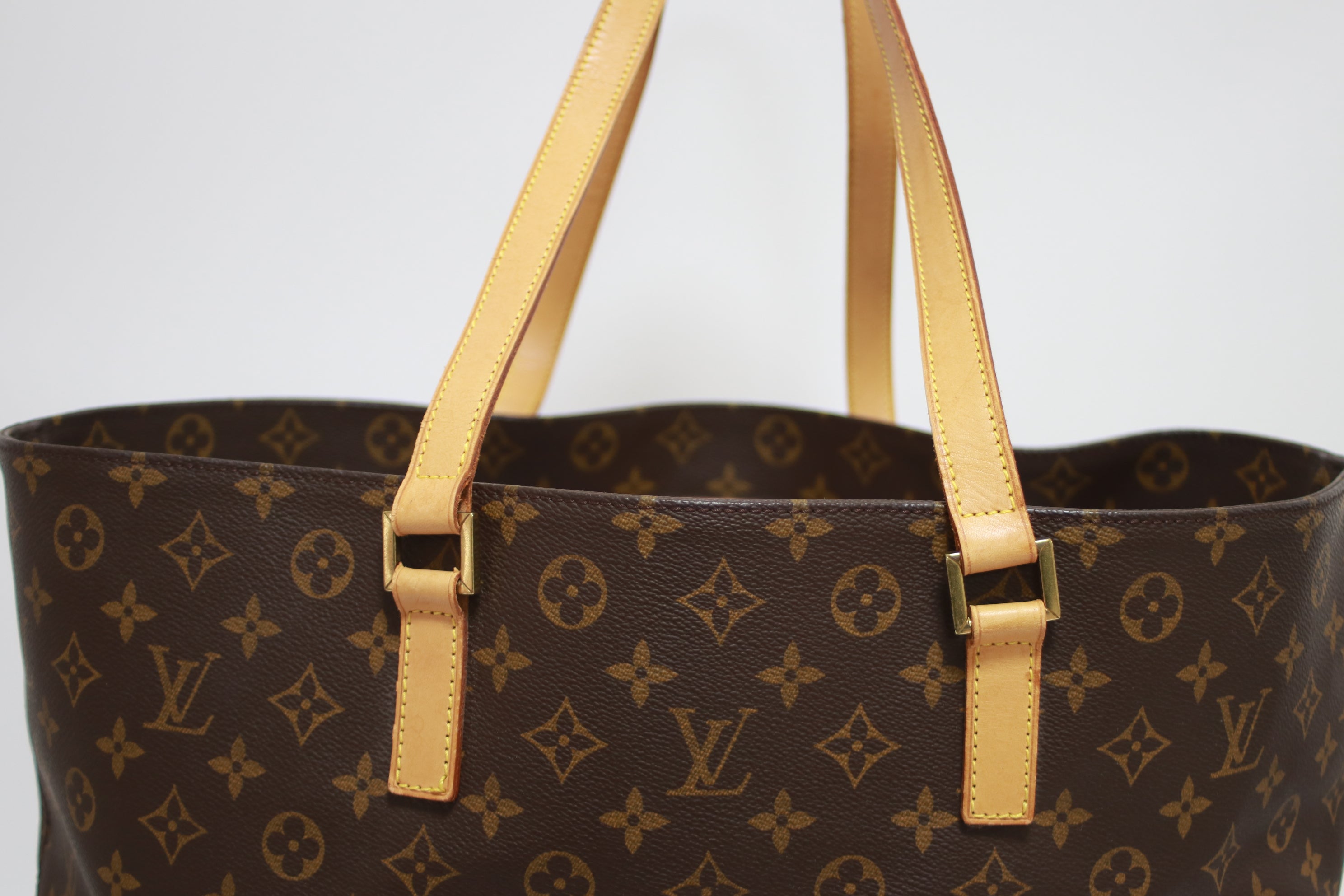 Louis Vuitton Cabas Alto Shoulder Tote Bag Used