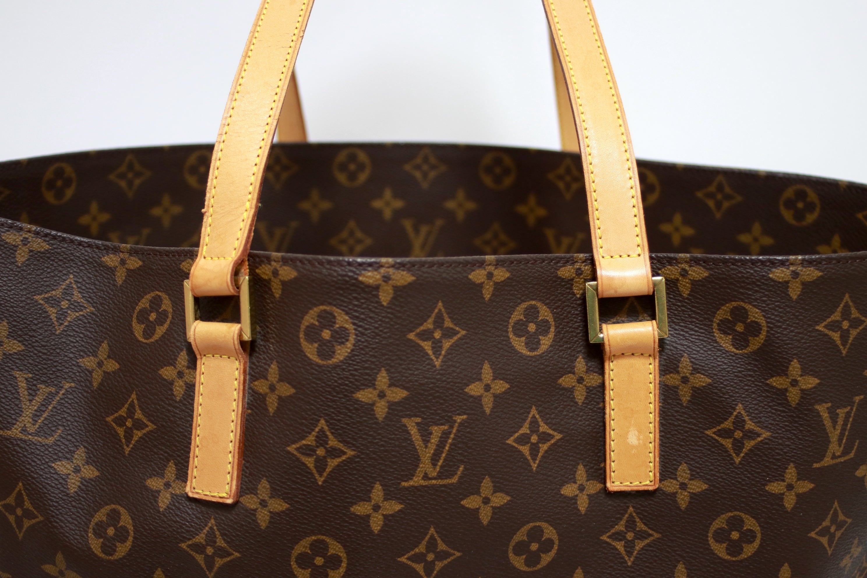 Louis Vuitton Cabas Alto Shoulder Tote Bag Used