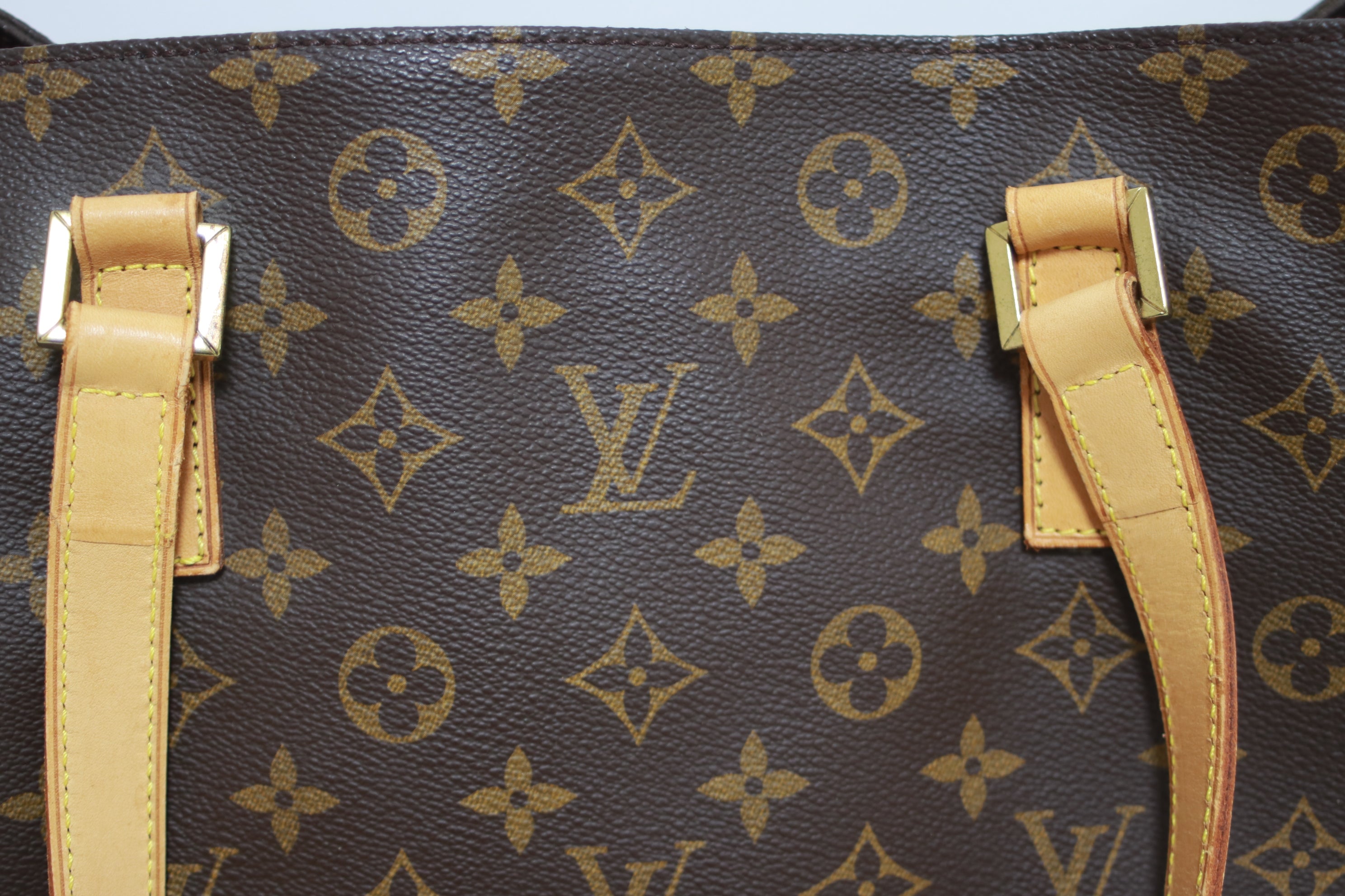 Louis Vuitton Cabas Alto Shoulder Tote Bag Used