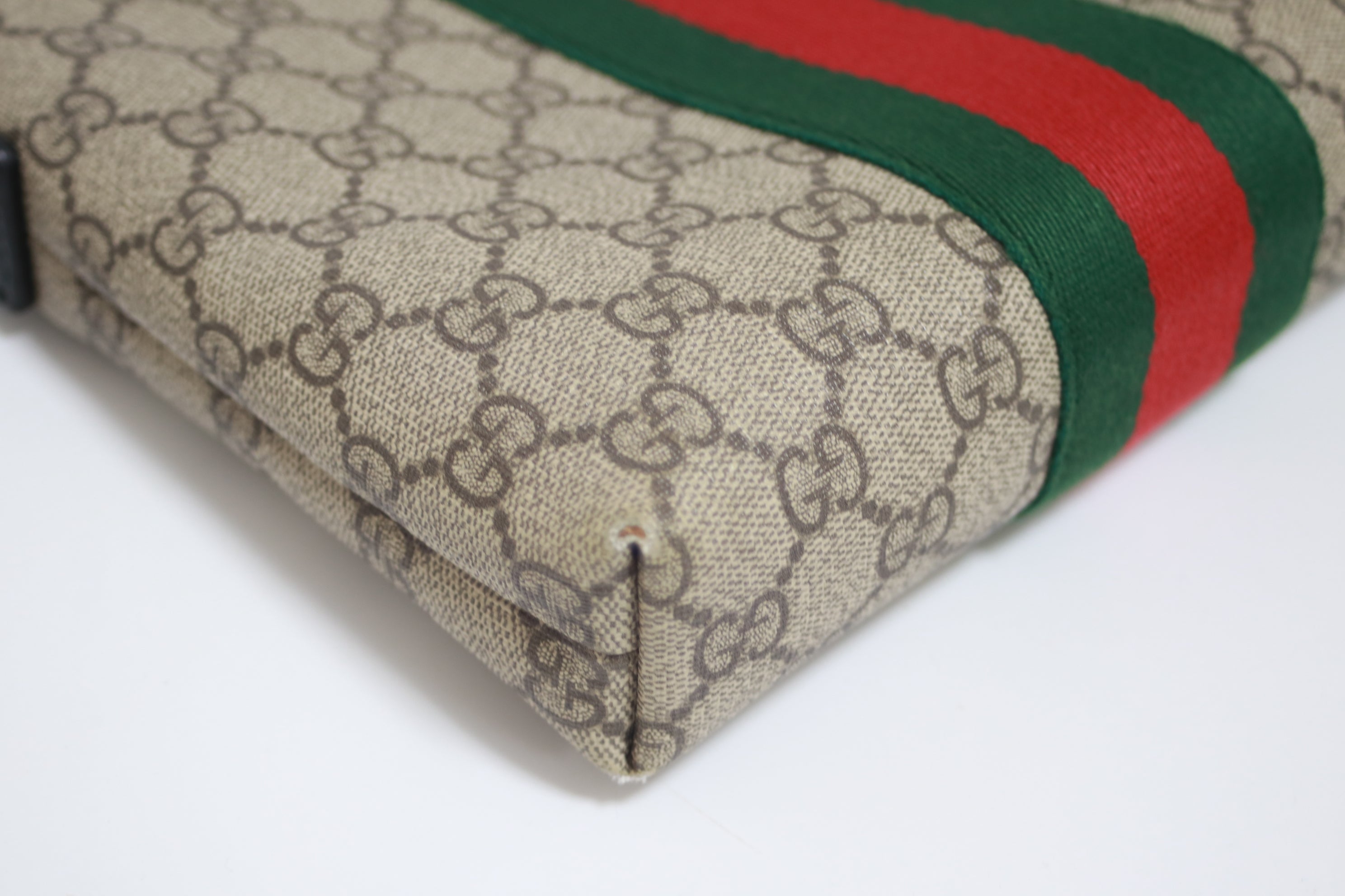 Gucci Slim Web Crossbody Shoulder Bag Used