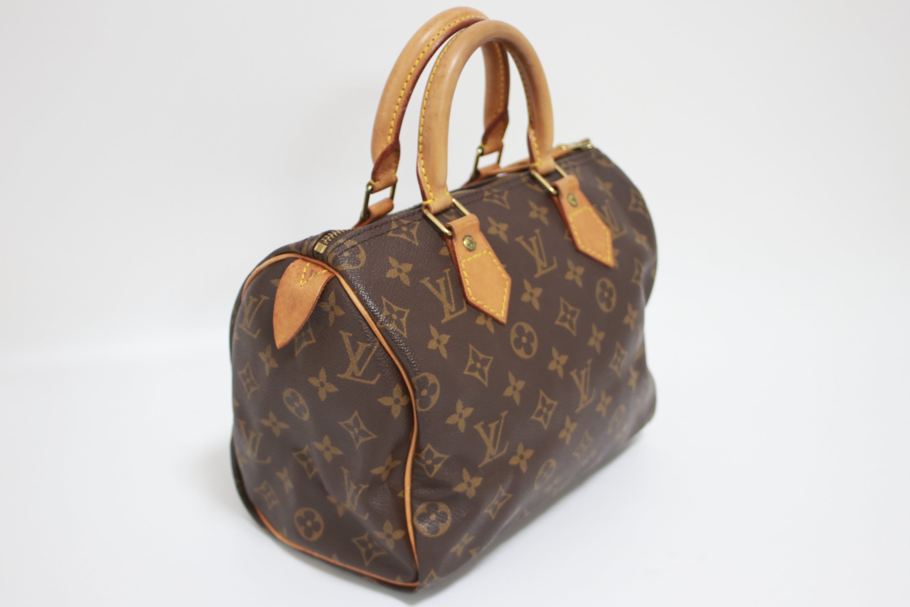Louis Vuitton Speedy 25 Handbag Monogram Used (7764)