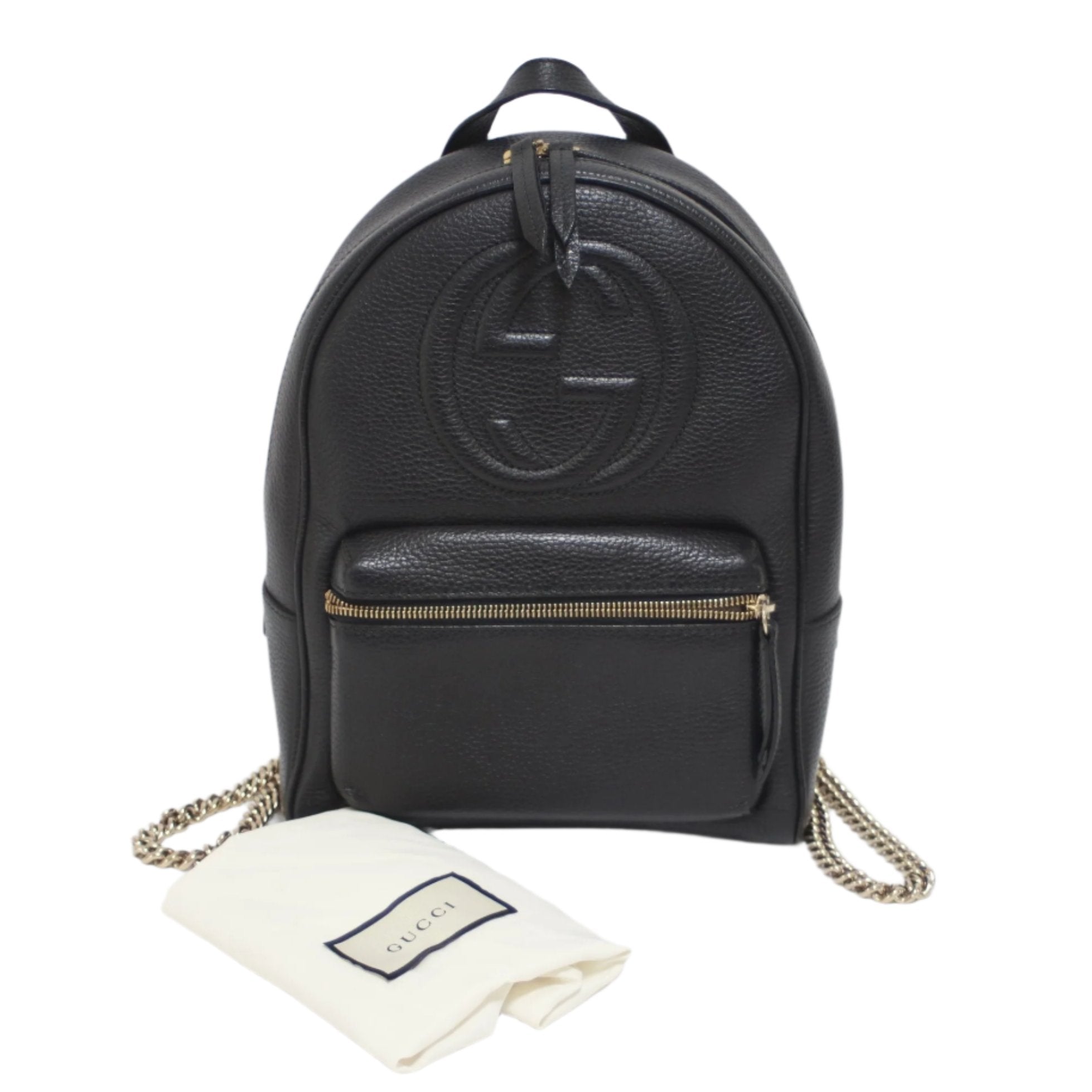 Gucci soho Small Backpack Black Used