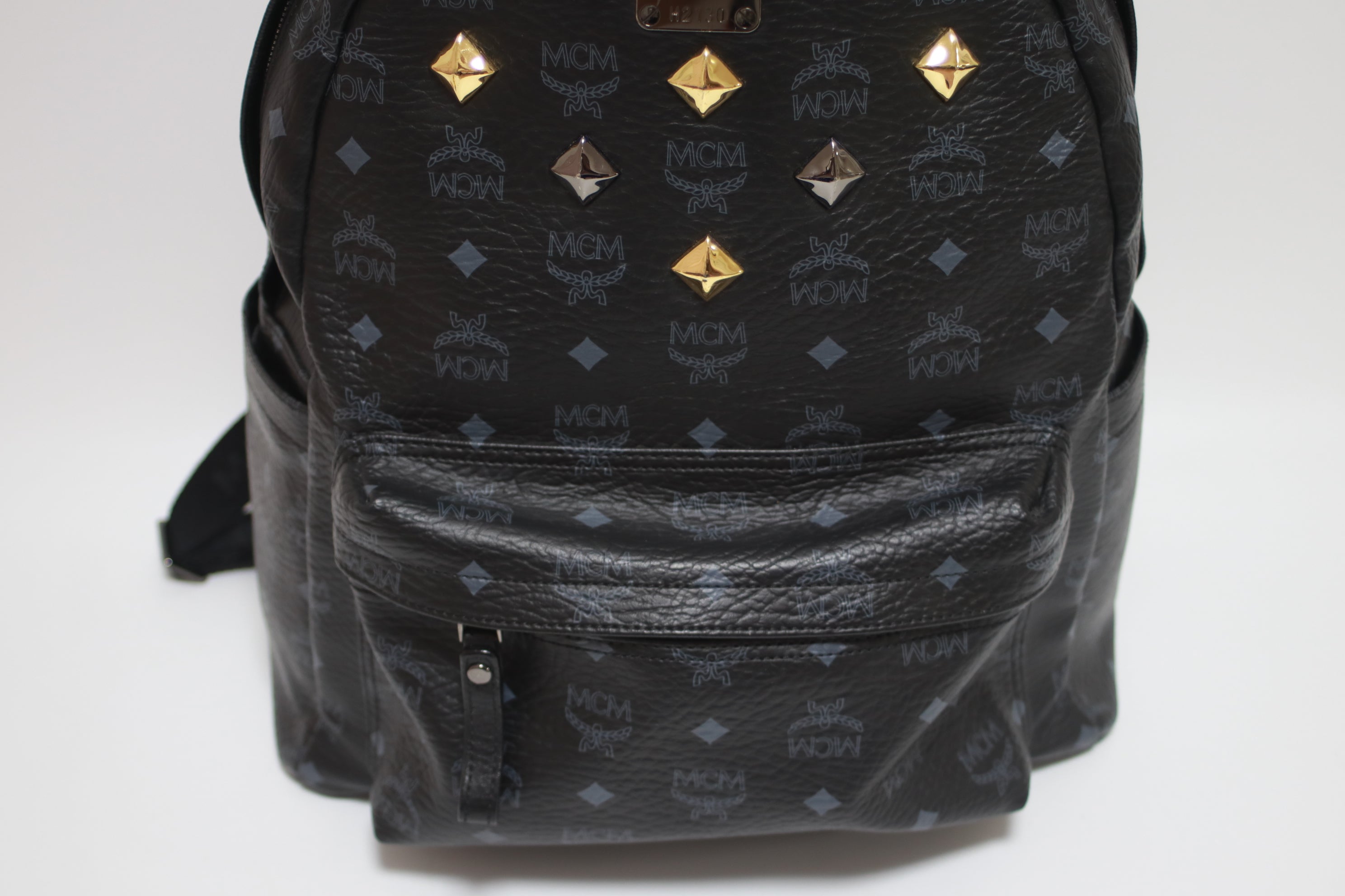 MCM Backpack Black Color Used