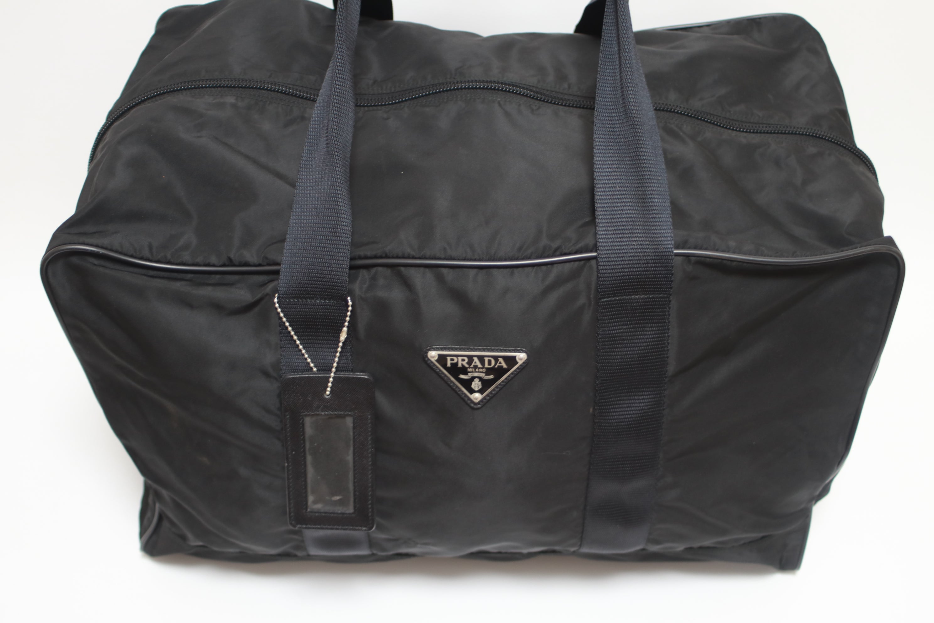 Borsa Boston in nylon Prada usata