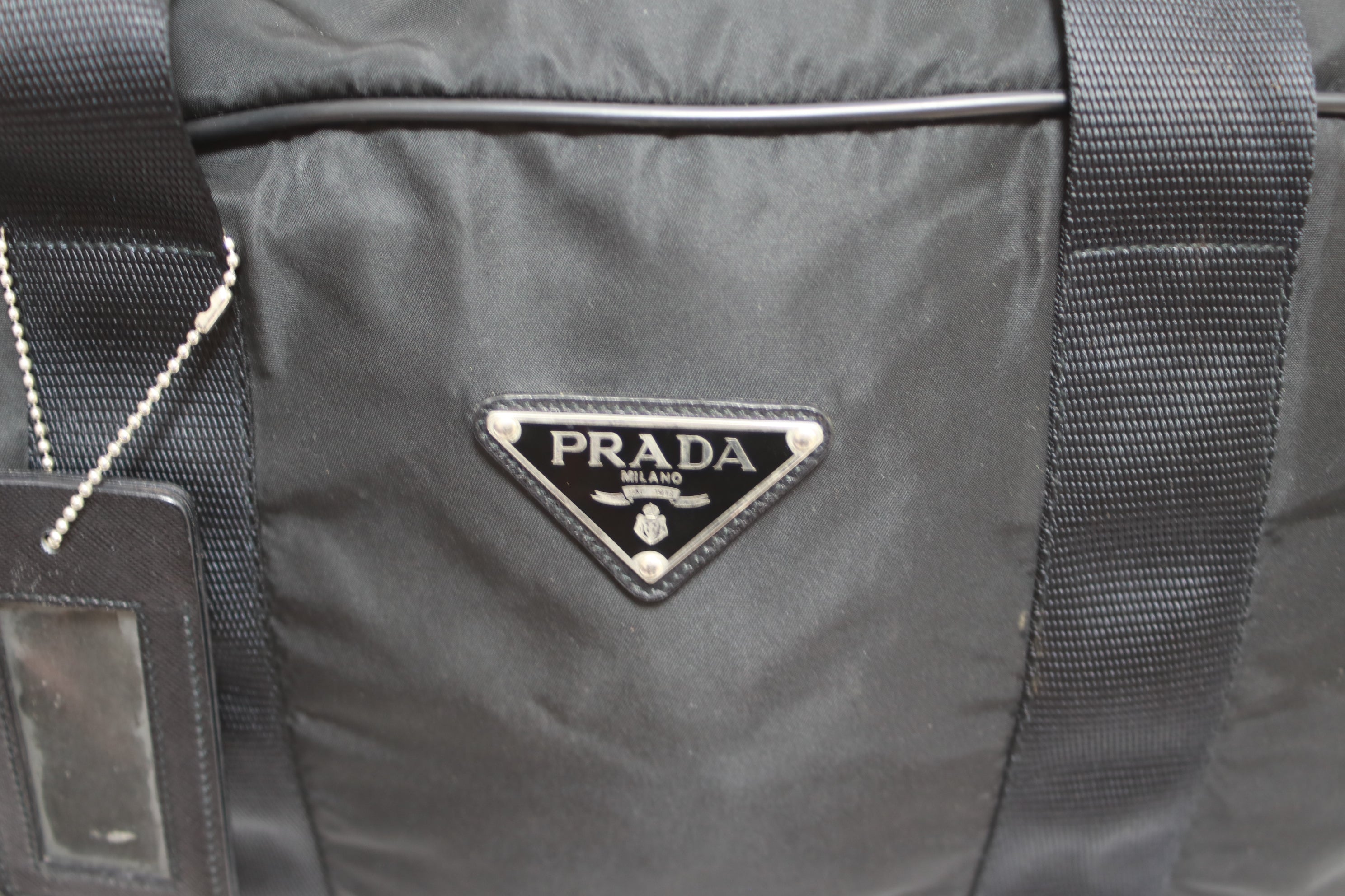 Prada Nylon Boston Bag Used