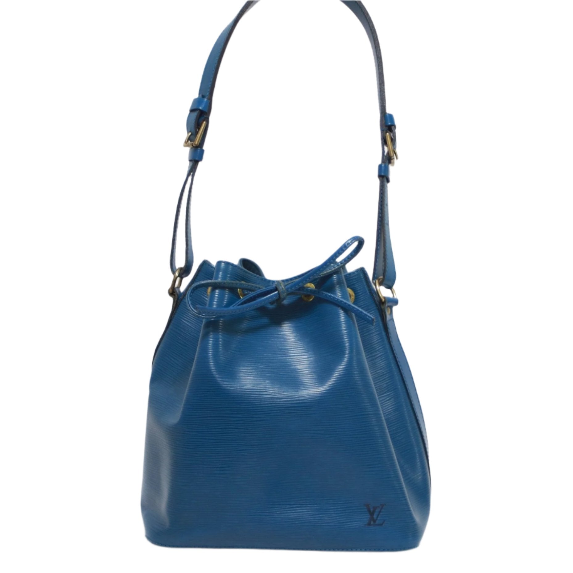 Louis Vuitton Epi Noe PM Soulder Bag Blue Used