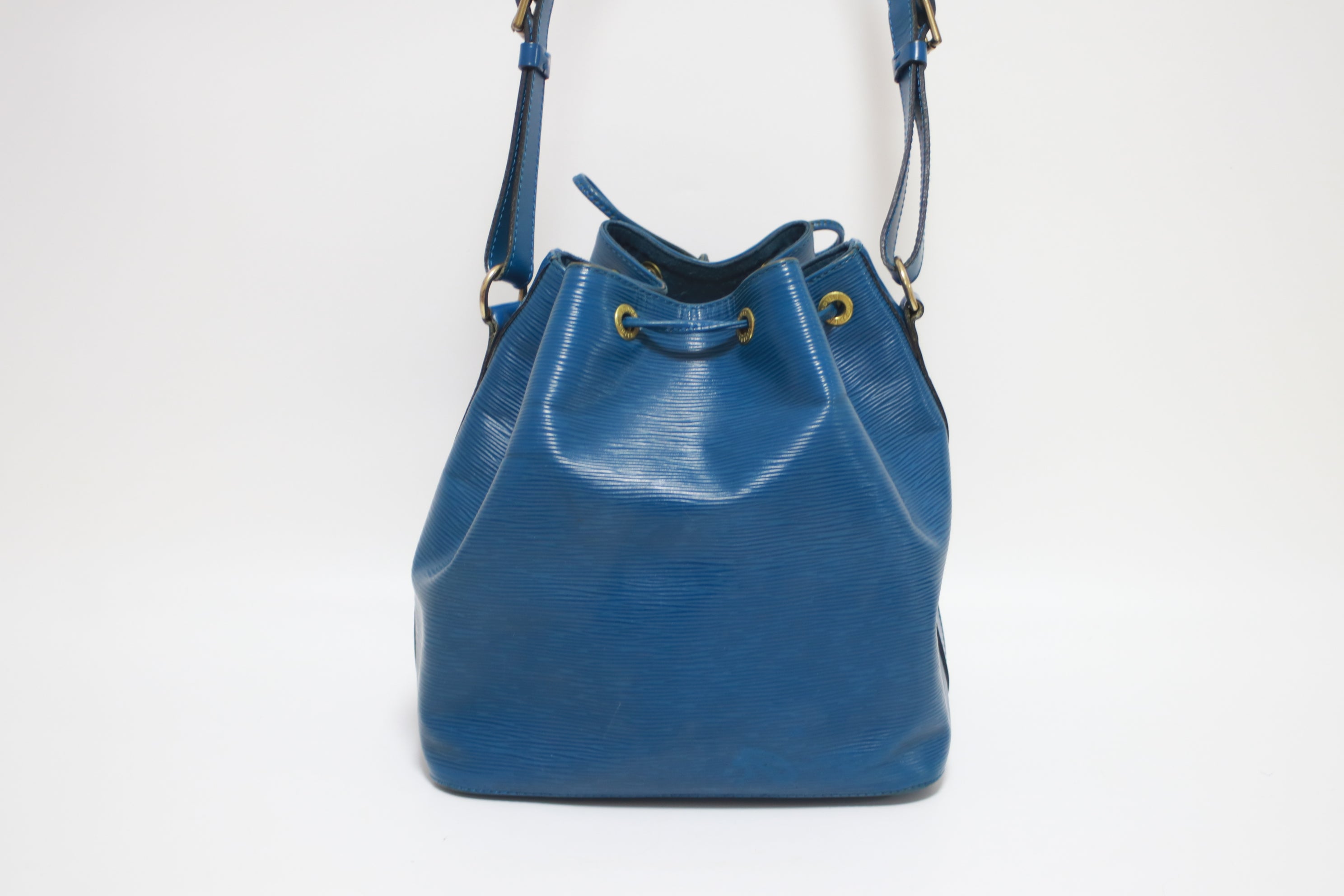 Louis Vuitton Epi Noe PM Soulder Bag Blue Used