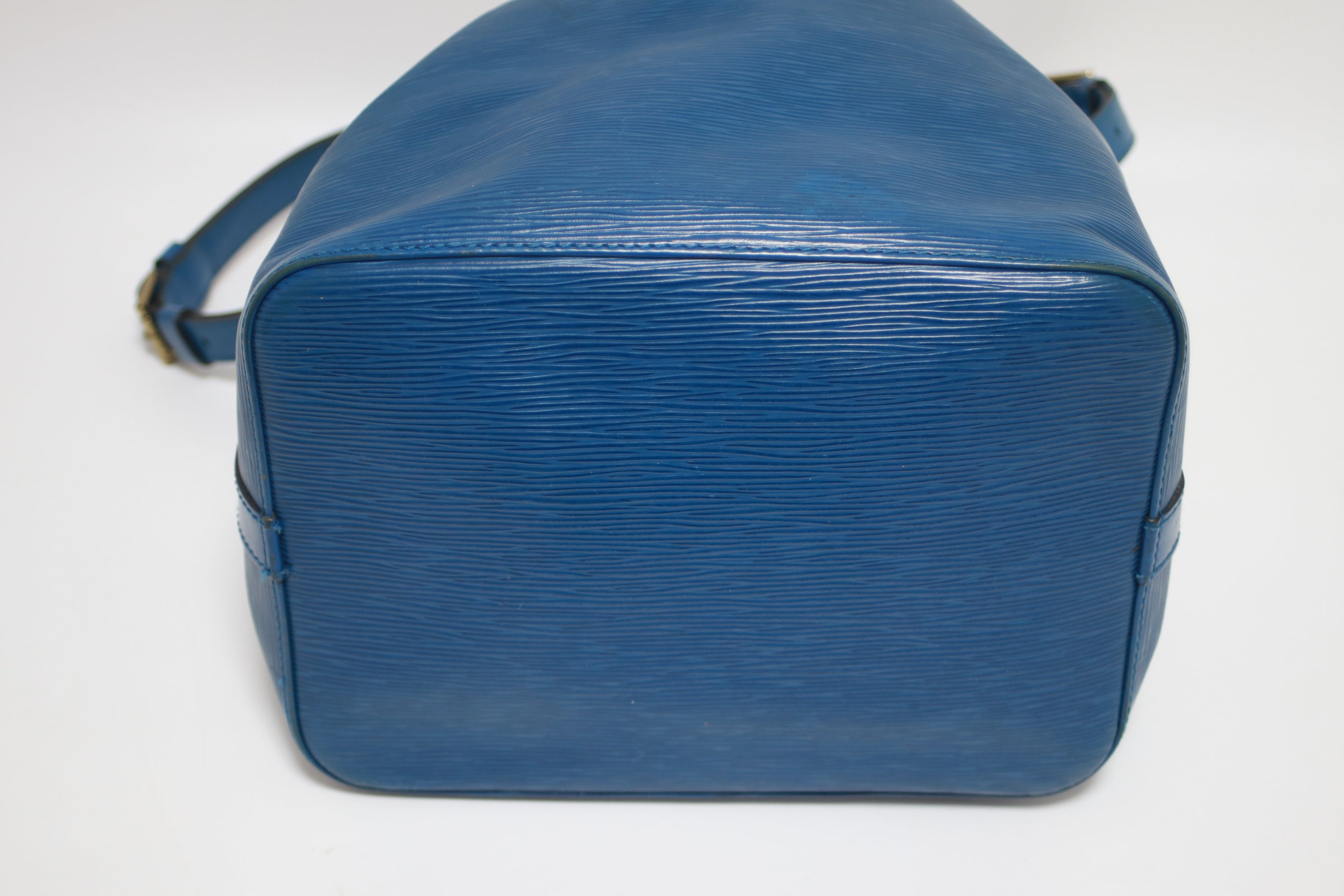 Louis Vuitton Epi Noe PM Soulder Bag Blue Used (7785)