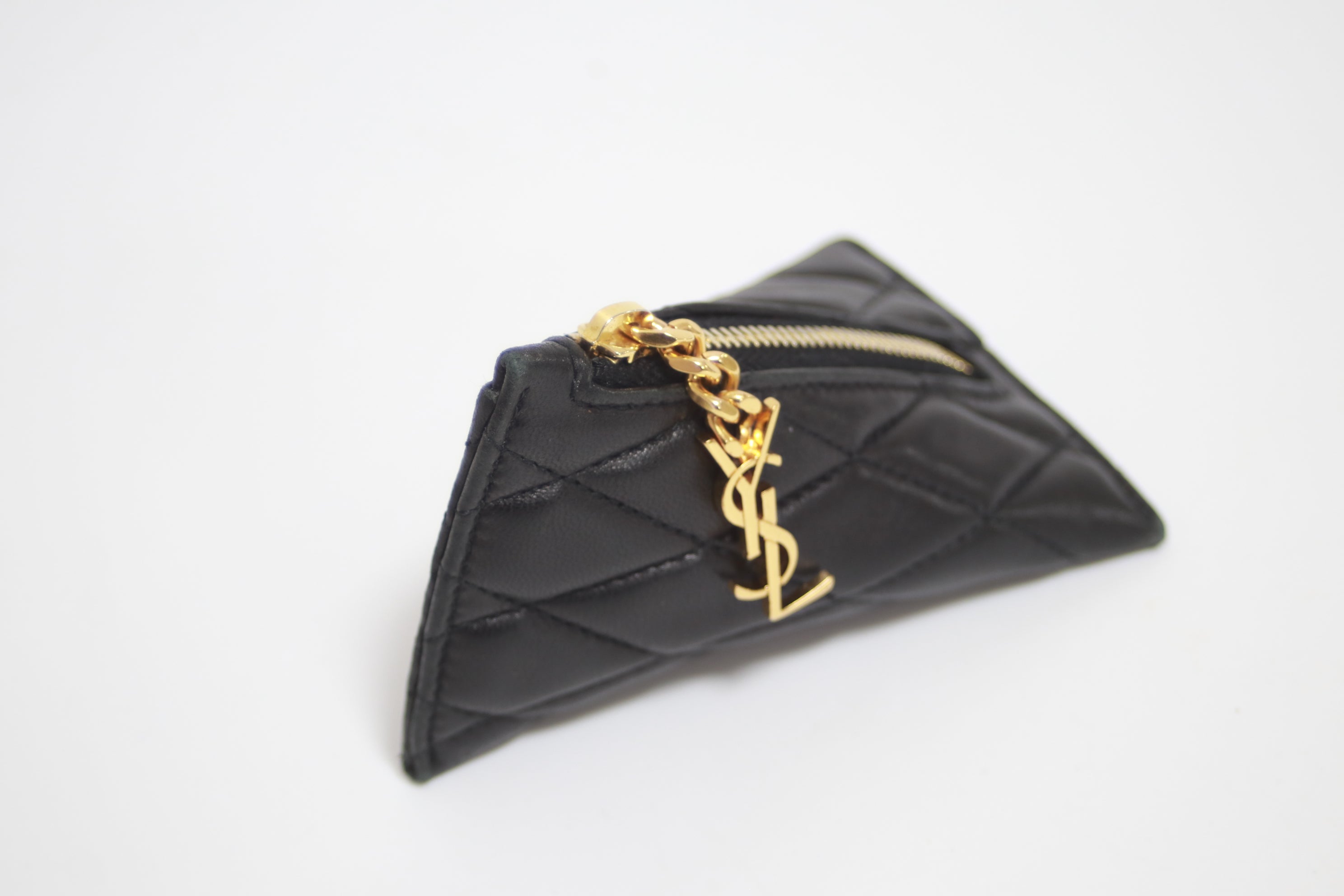 YSL Small Pouch and Key holder Used (7388)