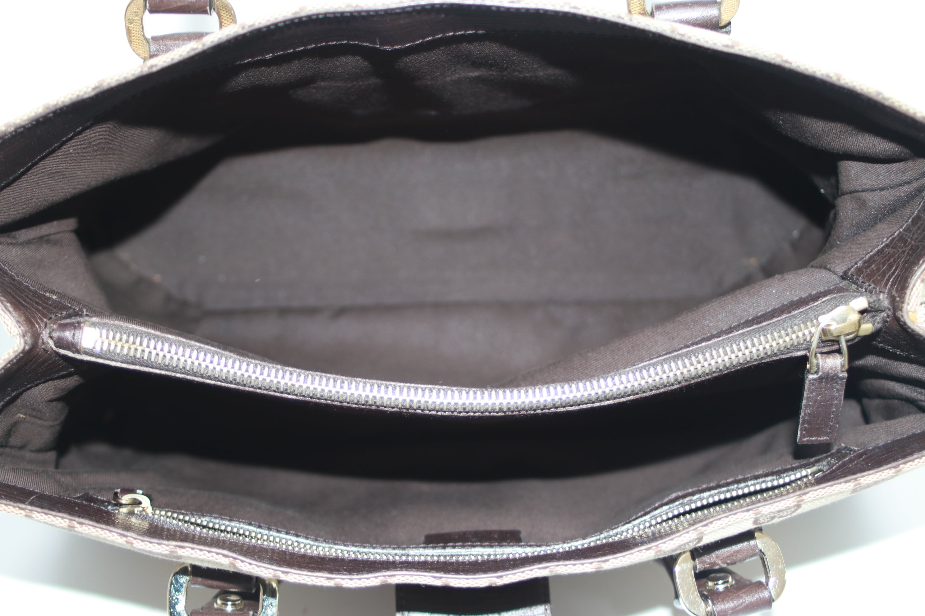 Gucci Web Shoulder Handbag Used (7771)