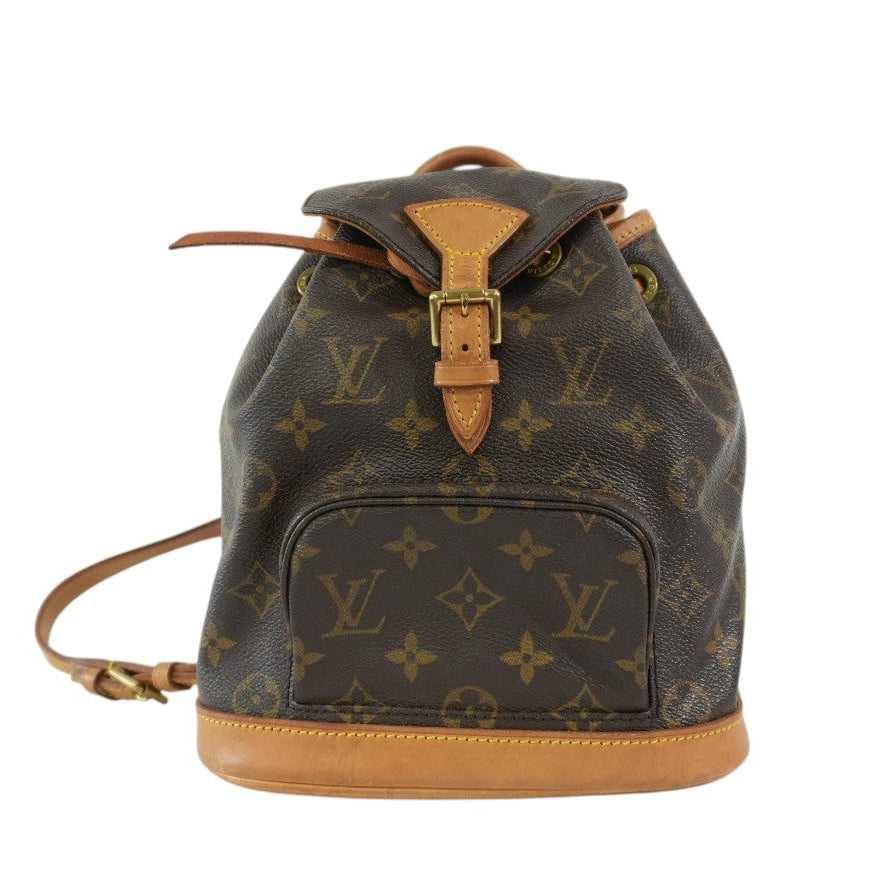 Pre-owned Louis Vuitton Monogram Montsouris MM Backpack