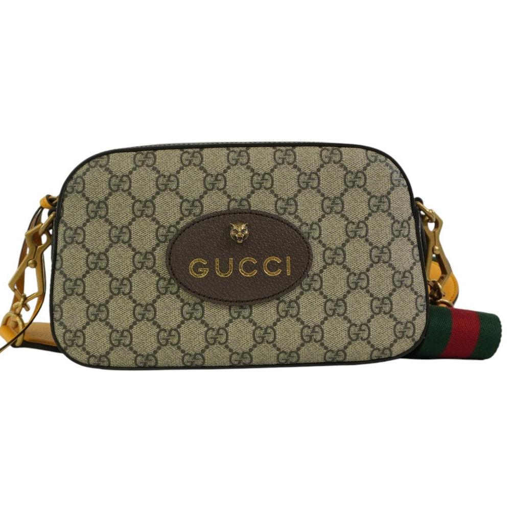 Pre-owned Gucci Neo Supreme Shoulder Bag Brown