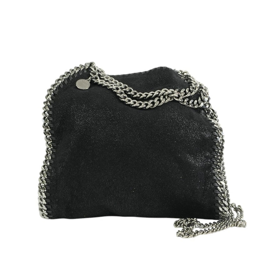 Pre-owned Stella McCartney Two Way Chain Shoulder Bag Black