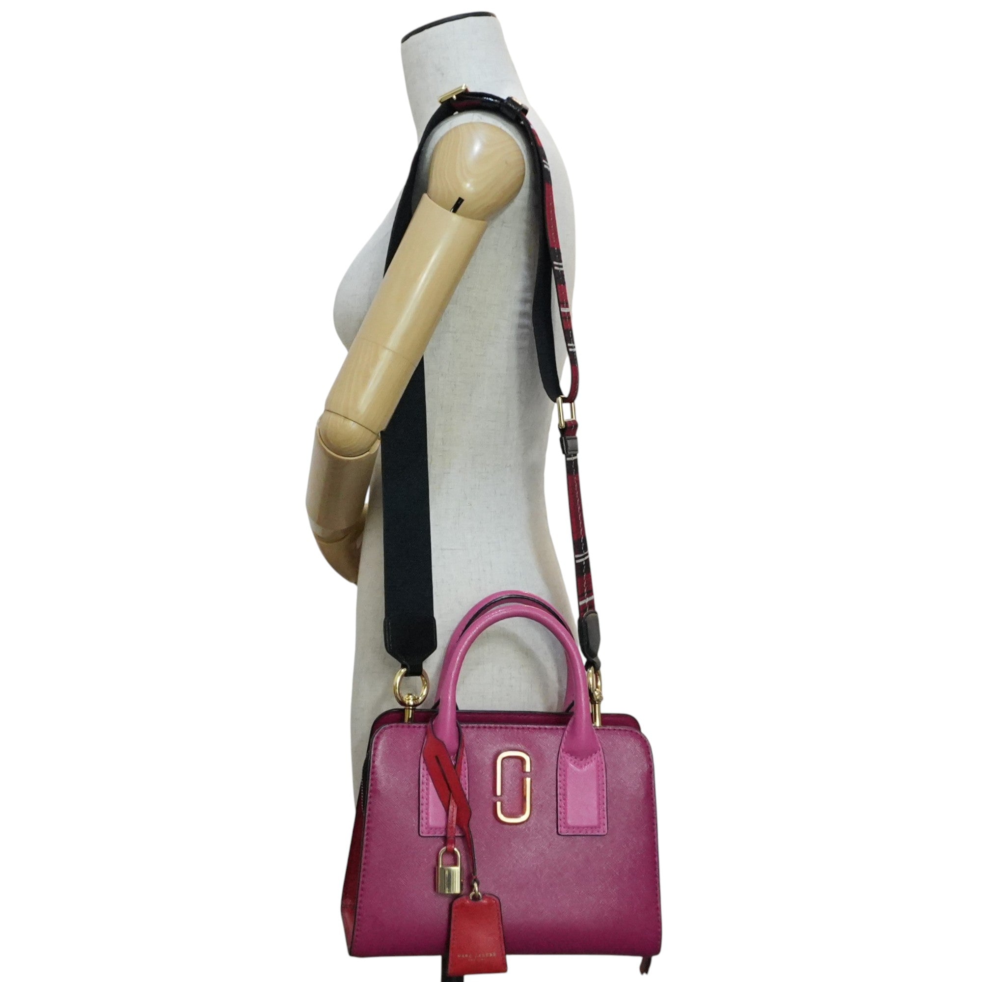 Pre-owned Marc Jacobs Leather Two Way Shoulder Bag Pink