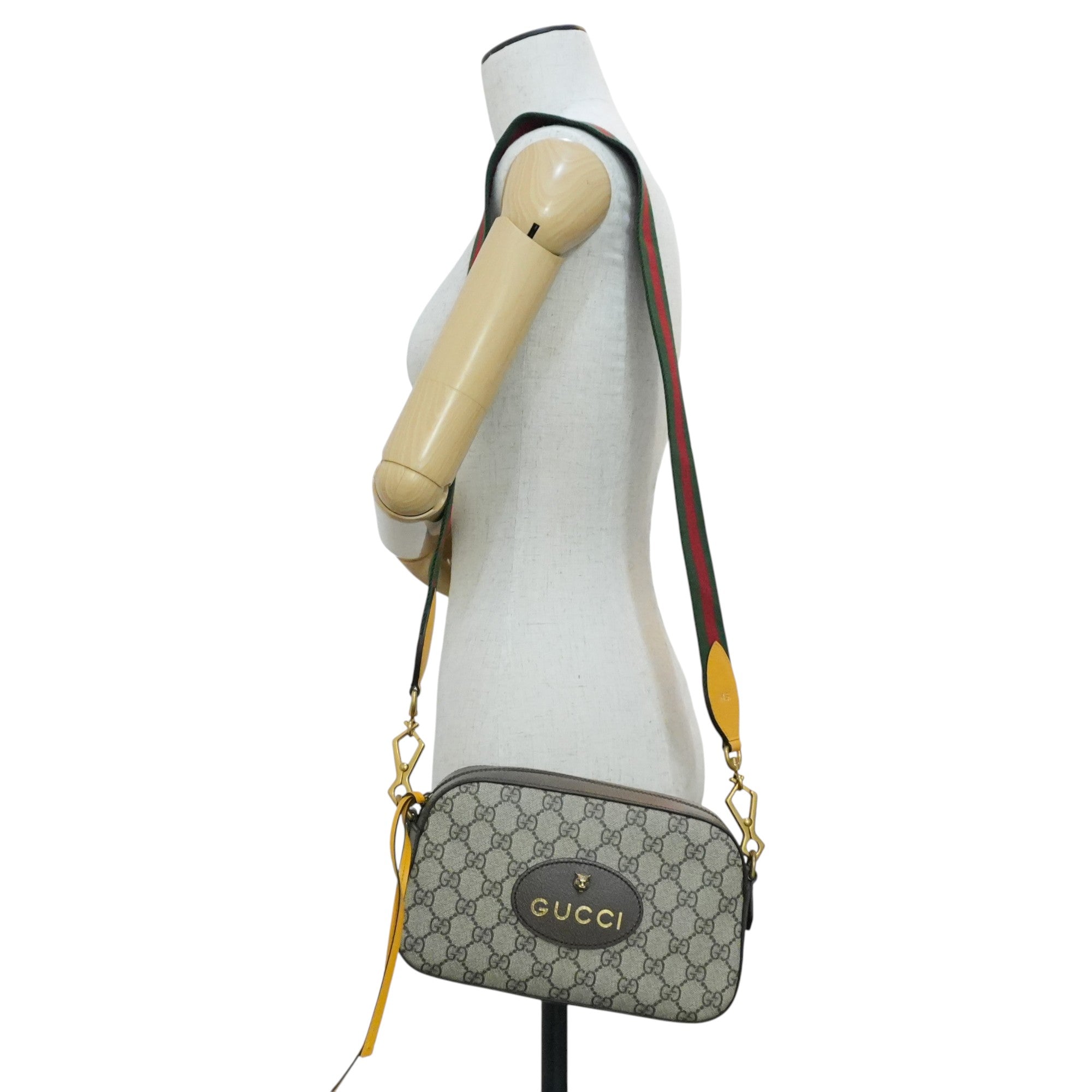 Pre-owned Gucci Neo Supreme Shoulder Bag Brown