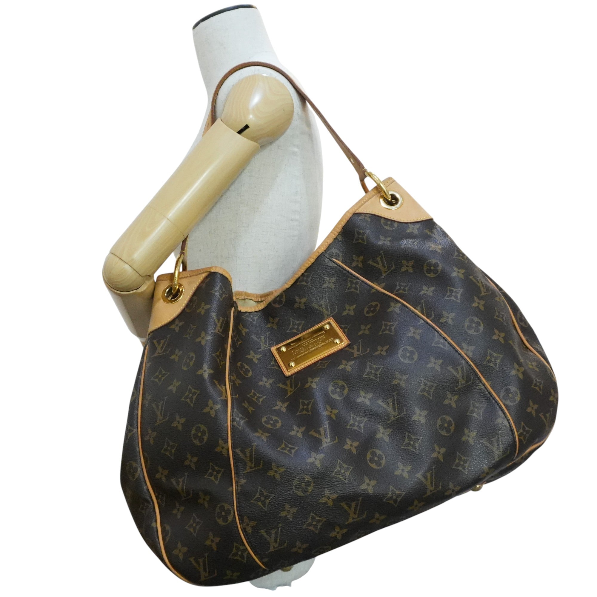 Pre-owned Louis Vuitton Monogram Galliera MM Hobo Tote Bag