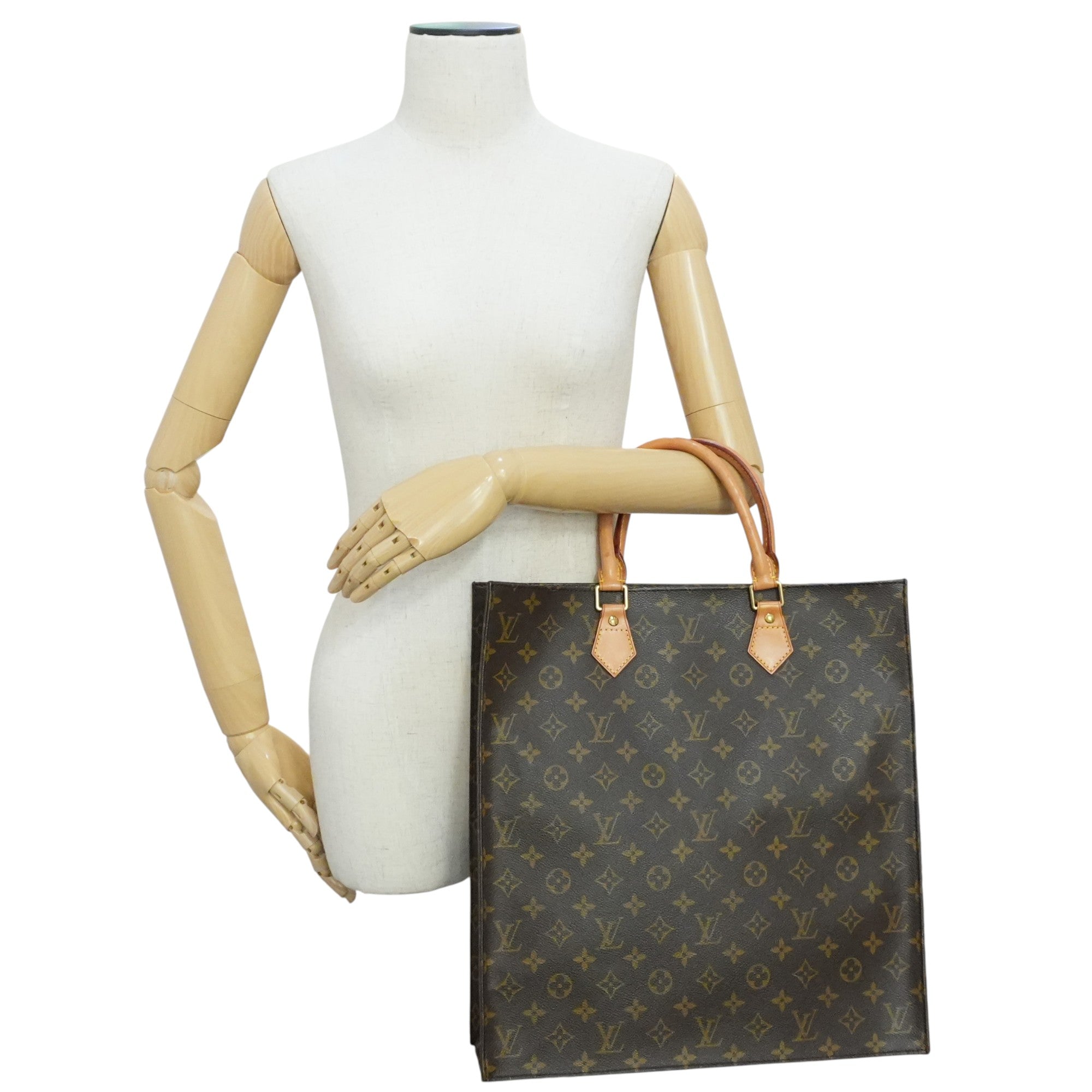 Pre-owned Louis Vuitton Monogram Sac Plat Handbag