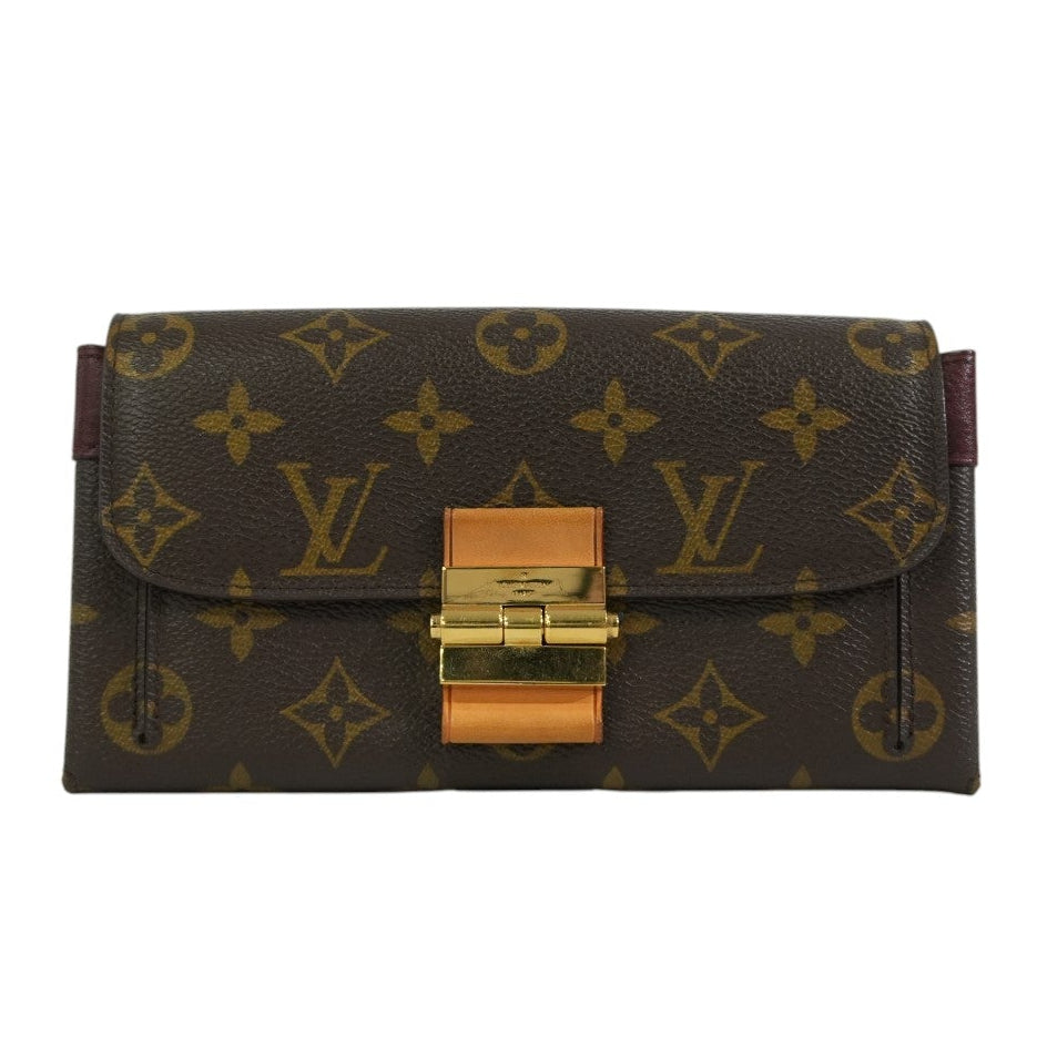 Pre-owned Louis Vuitton Monogram Elysse Long Wallet