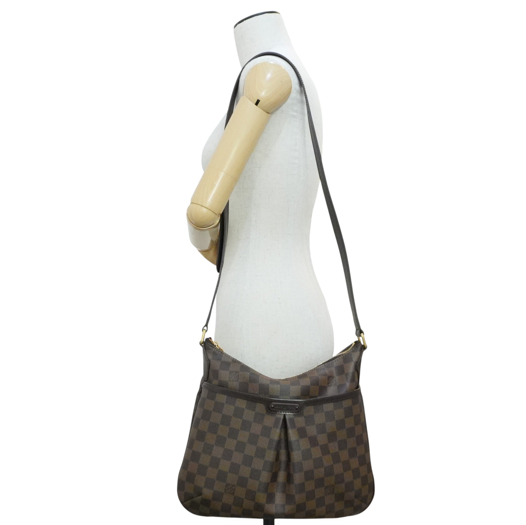 Pre-owned Louis Vuitton Damier Ebene Bloomsbury PM Shoulder Bag