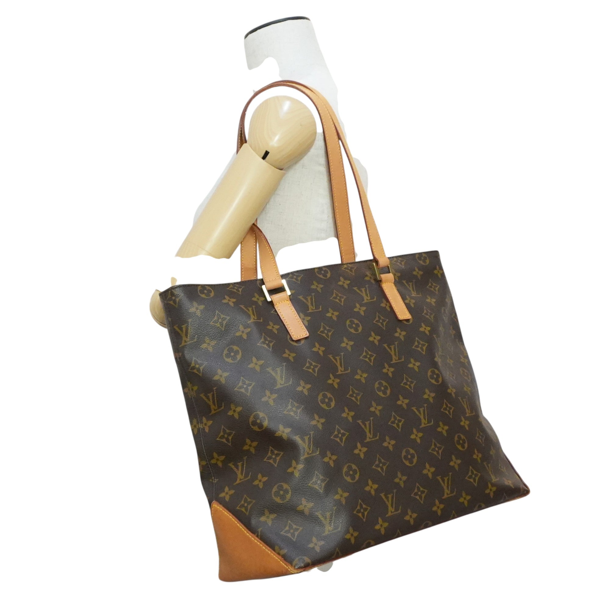Pre-owned Louis Vuitton Monogram Cabas Mezzo Tote Bag