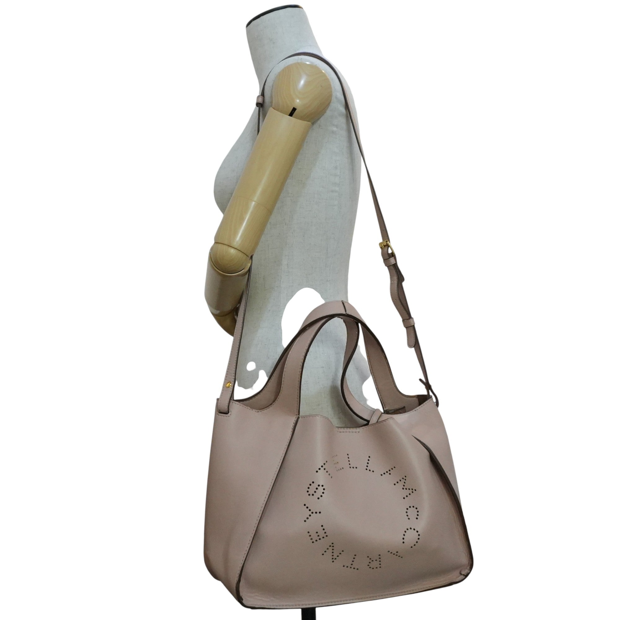 Pre-owned Stella McCartney Leather Tote Bag Pink