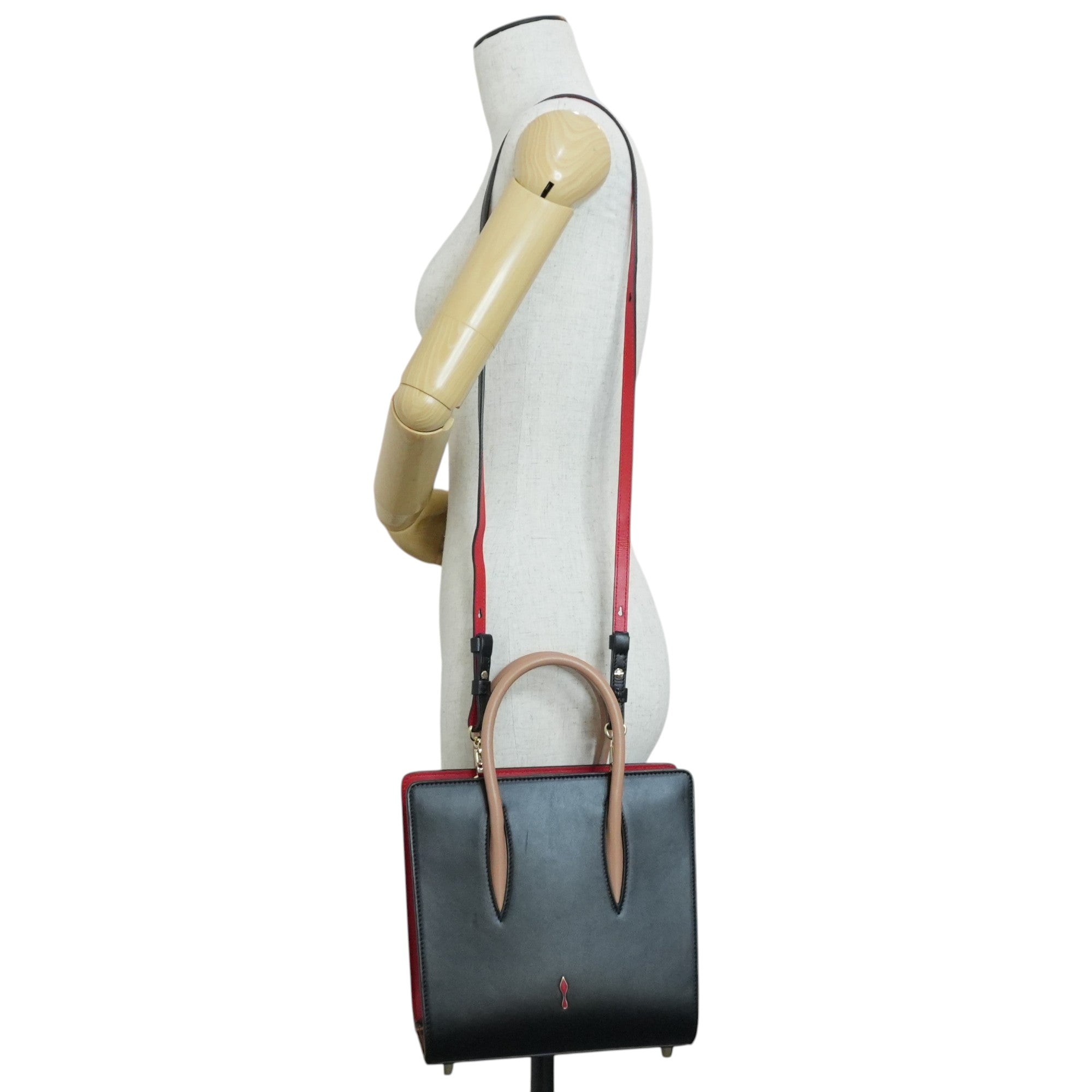 Christian Louboutin Two Way Paloma Mini Shoulder Bag Black Used