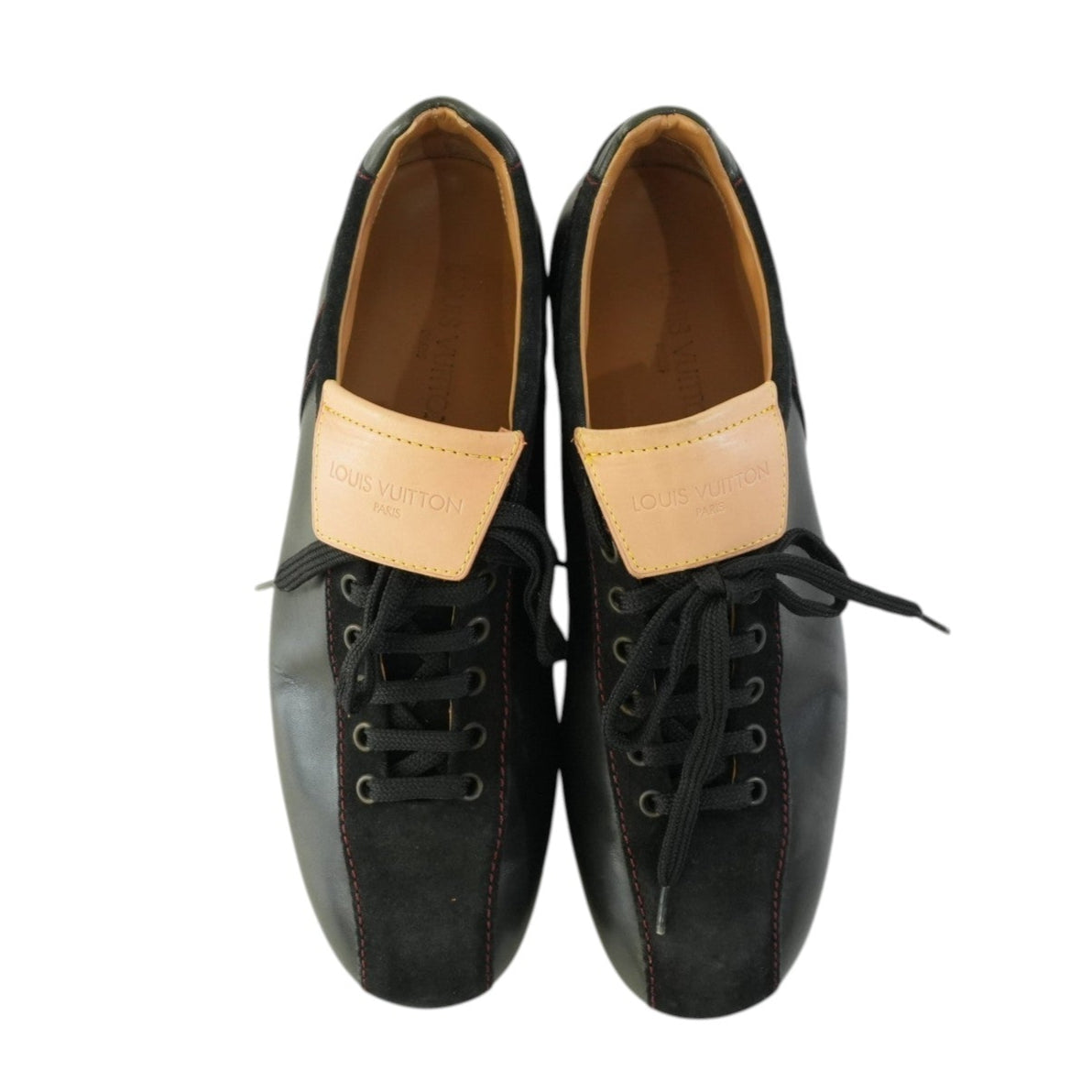 Pre-owned Louis Vuitton Leather Shoes Size 7 Black Used