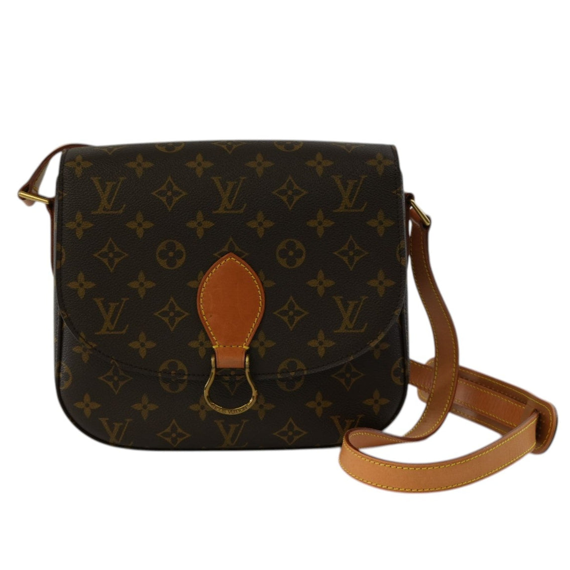 Pre-owned Louis Vuitton Monogram Saint Cloud GM Shoulder Bag Used