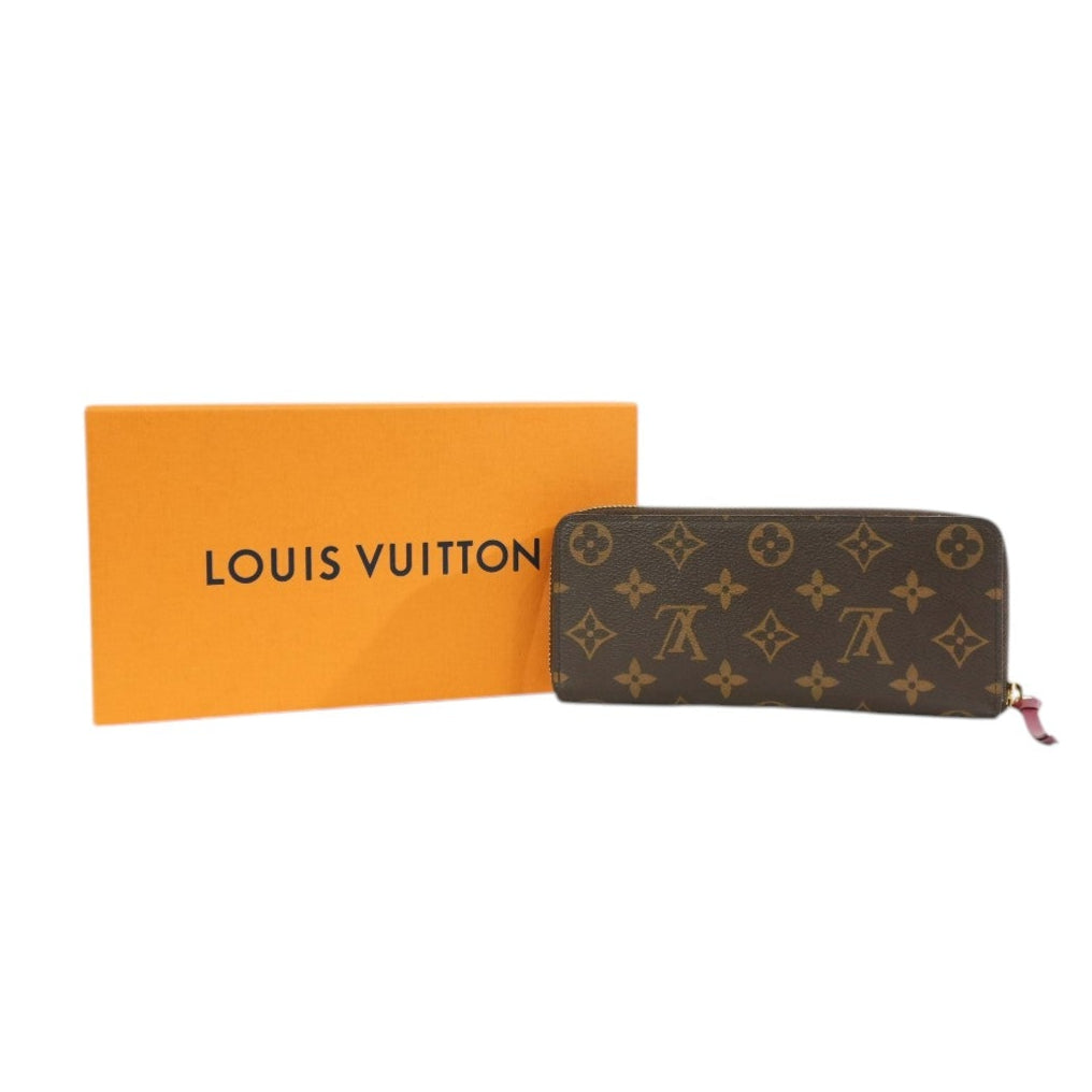 Louis Vuitton Monogram Clemence Wallet Purple Used