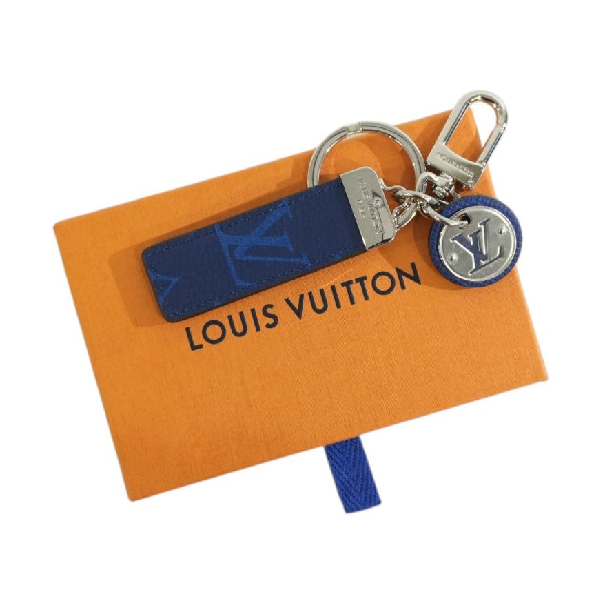 Louis Vuitton Metal Bag Charm Blue Used