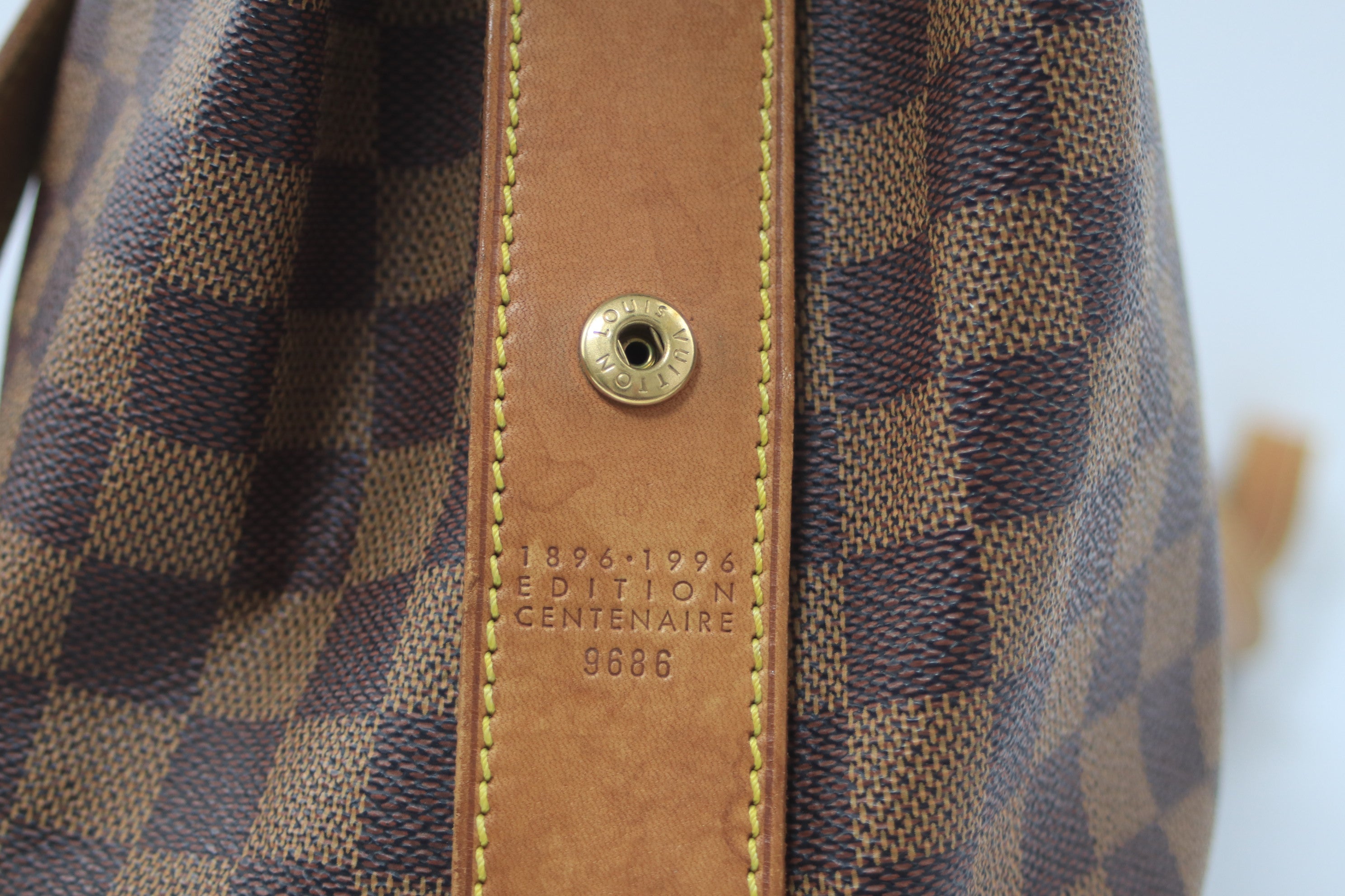Louis Vuitton Damier Ebene Canvas Limited Edition Centenaire Chelsea Bag Louis  Vuitton
